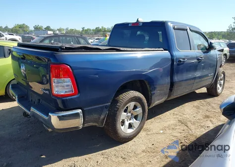 2021 Ram 1500 Big Horn 4X4 6'4 Box из США, поврежденный, VIN 1C6SRFBT7MN779812